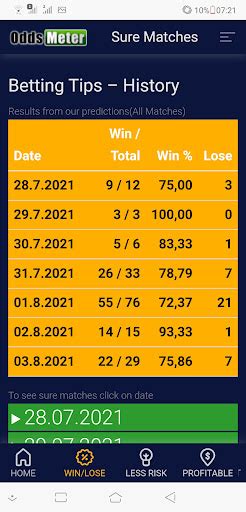 oddsmeter prediction
